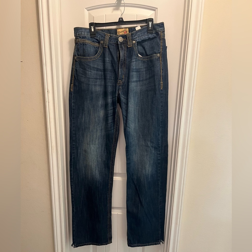 Wrangler Dark Blue Straight Jeans
